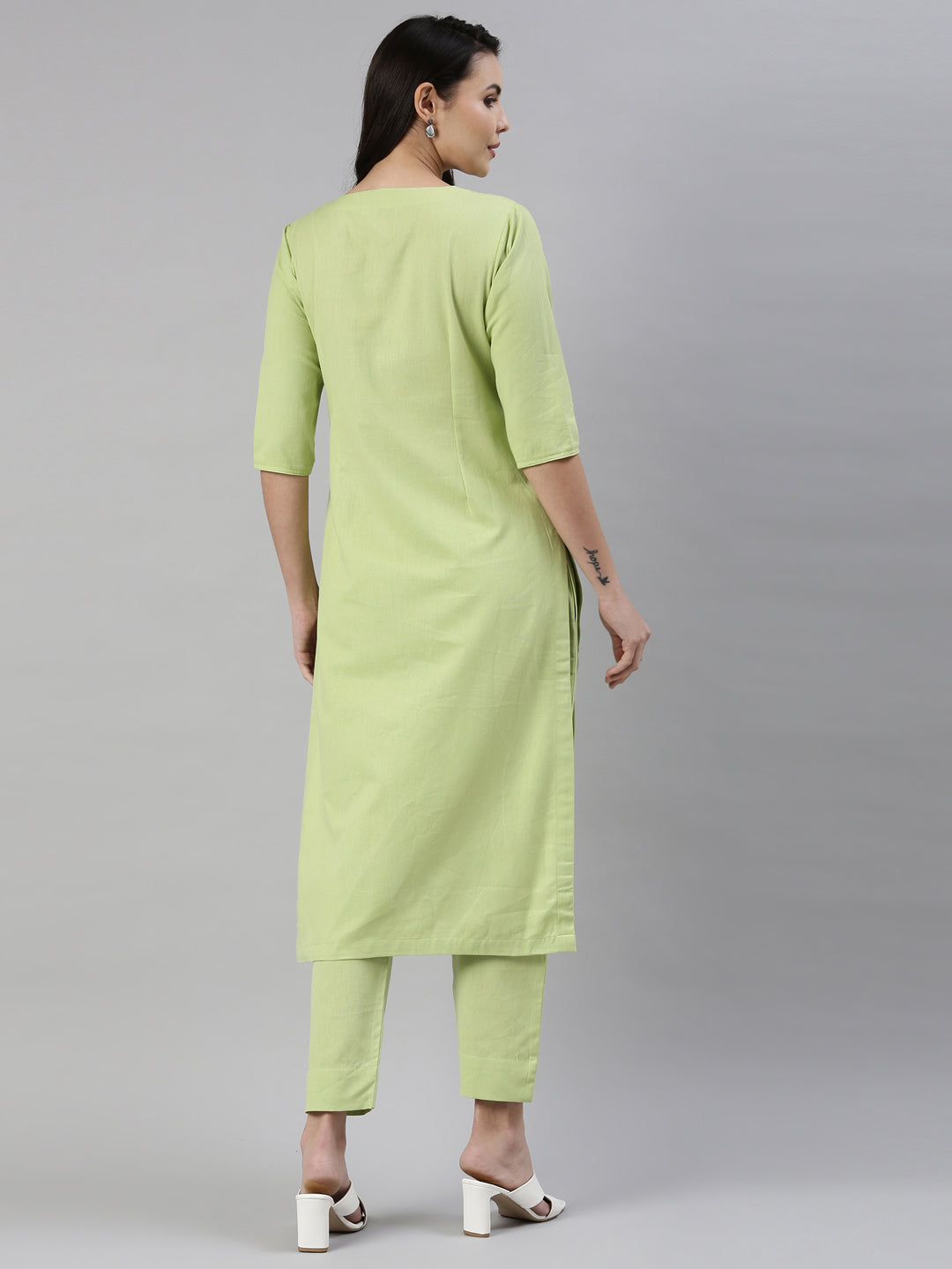 Womens Solid Kurta Sets